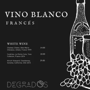Vino blanco Francés